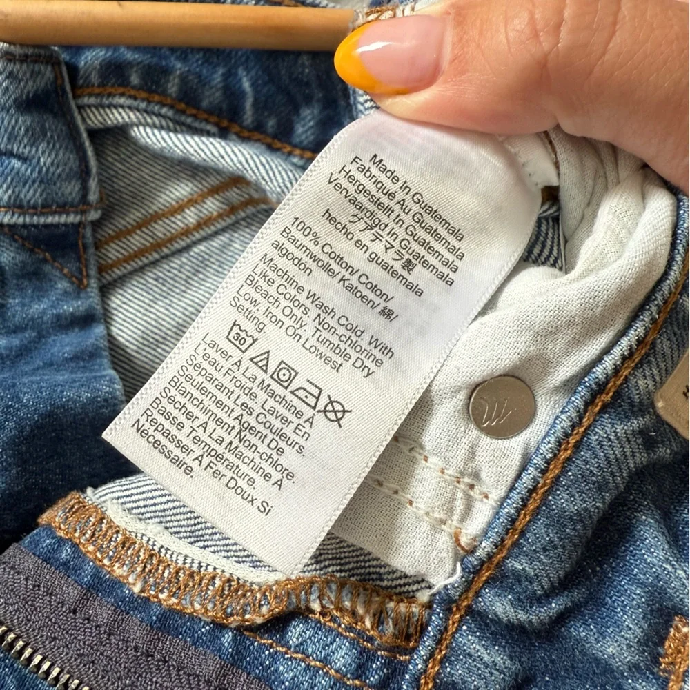 Madewell Relaxed Mid-Length Denim Shorts Size 27 - Picture 5 of 5
